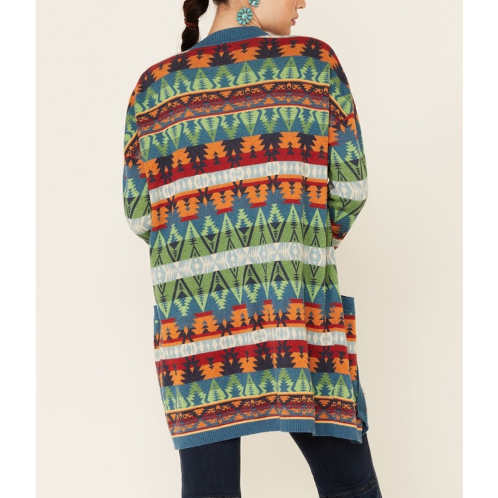Tasha Polizzi Southwestern Aztec Cardigan - Picture 7 of 13